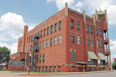 The State Capital Publishing Museum in Guthrie was acquired from the Historical Society in 2018 by the Guthrie Tomorrow Coalition.