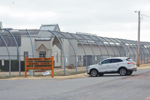 Ledger photo by JJ Francais      The Southwest Oklahoma Juvenile Center in Manitou.