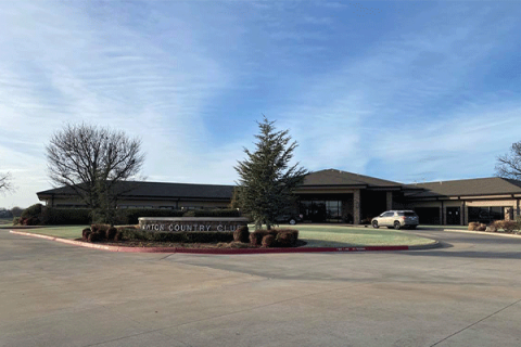 The clubhouse at Lawton Country Club.