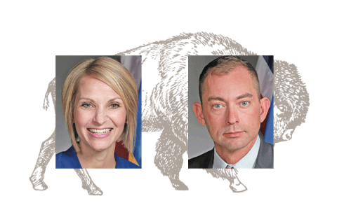 Sen. Carri Hicks and Rep. Judd Storm 