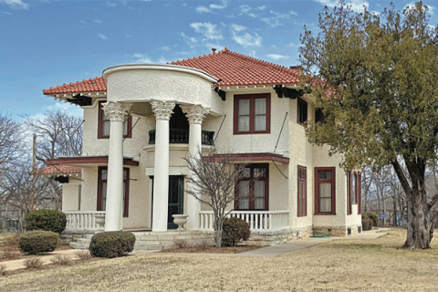 Ledger photos by Curtis Awbrey Built between 1907 and 1910, the historic Mattie Beal Home belonged to Lawton socialites Mattie Beal-Payne and her husband Charles Payne, a local businessman. While living in the home, the couple raised their three daughters. Over the years, the home had fallen in disrepair until it was purchased by the Lawton Heritage Association.