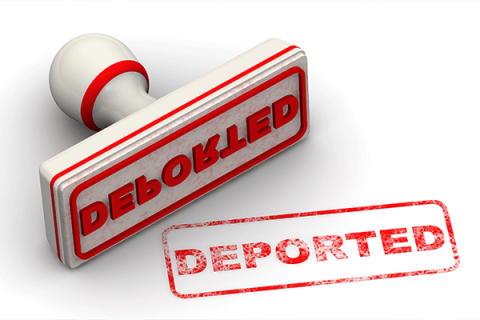 Woman trying to collect rent deported again
