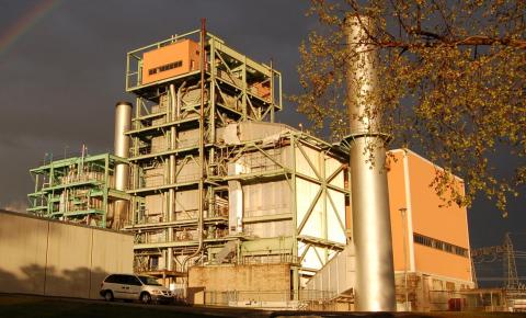 Comanche Station southeast of Lawton is PSO’s natural-gas fired 248-megawatt electric generation plant. Photo courtesy PSO
