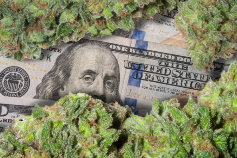 Medical marijuana sales in Oklahoma.