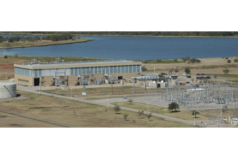 PUBLIC SERVICE CO. OF OKLAHOMA PHOTO Comanche Station, Public Service Co. of Oklahoma’s 248-megawatt power generating plant near Lawton.