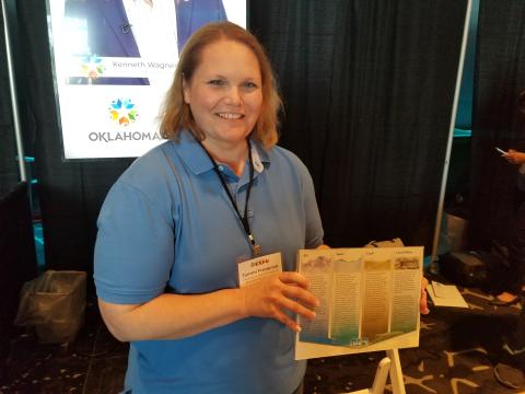 Tammi Frederick, a purchasing specialist for the Department of Environmental Quality, said the agency attended the State Suppliers Expo to "bring the message of DEQ to the state and help vendors understand what we are doing" 