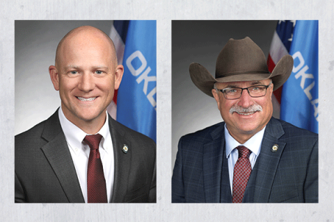 Sen. Blake Stephens and Sen. Jake Merrick