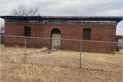 The former Dunbar Elementary School, 1702 W N H Jones Ave., is shown Wednesday. The Lawton City Council placed the school, along with 39 other buildings, on the city’s dilapidated and dangerous list Tuesday. Eric Swanson/Ledger photo