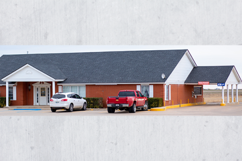 Lone Wolf City Hall building | Ledger photo by Brayden Thomas