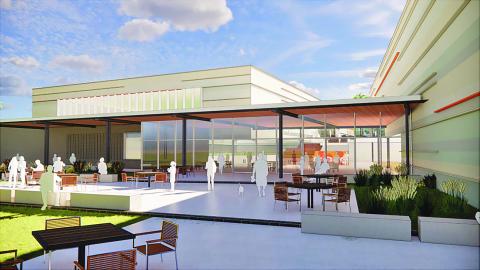 An artist’s rendition of Lawton’s youth sports complex is shown. The Lawton City Council voted in December to build the complex in Elmer Thomas Park, but many residents said recently they thought the city should find a different location for the facility.  Graphic courtesy Lawton City Hall