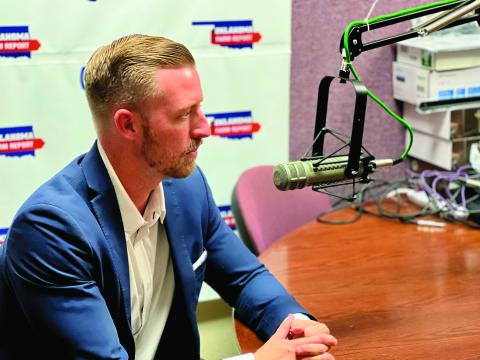 Photo by Carl Lewis  Oklahoma Secretary of Education Ryan Walters said parental empowerment is key to his plan for education in Oklahoma, and that looks different in different areas.