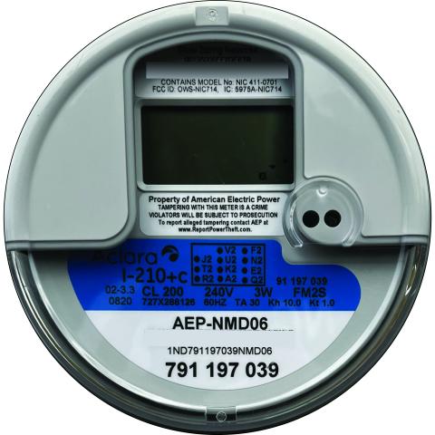 OG&E meter. FILE PHOTO