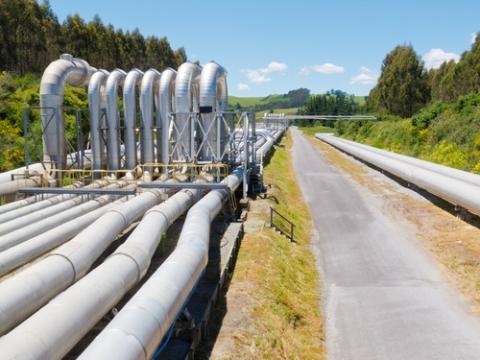 Photo of natural gas transmission pipelines is from Shutterstock. PHOTO PROVIDED