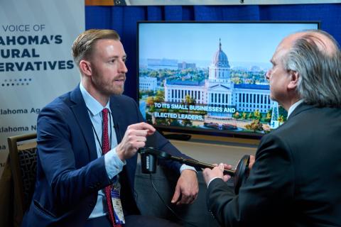 Oklahoma State Superintendent of Public Education discusses efforts to retain Oklahoma’s “best and brightest” teachers via merit-based pay increases at the Conservative Political Action Conference in Washington D.C. Along with Walters, Oklahoma Gov. Kevin Stitt, Oklahoma House Speaker Charles McCall and Oklahoma Senate Pro Tem Greg Treat advocate for school choice, says Walters. CHRISTOPHER BRYAN | SOUTHWEST LEDGER