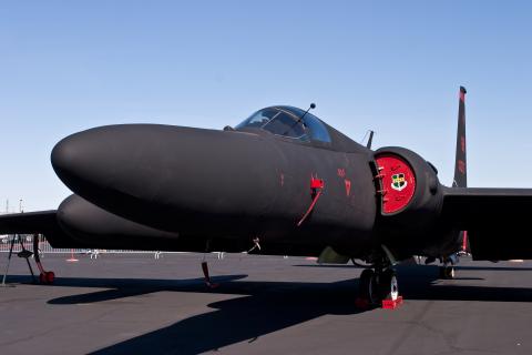 Lockheed U-2 Dragon Lady. A Cold War-era reconnaissance aircraft. SHUTTERSTOCK