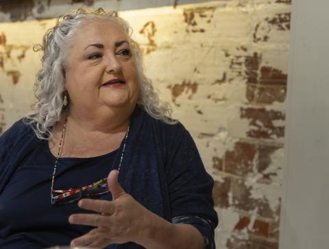 Think Ability Executive Director Robin Arter discusses the programs the nonprofit is operating, including the newly opened Garden Café at 805 W. Main St. in Duncan. HUGH SCOTT JR. | SOUTHWEST LEDGER