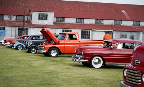A wide variety of vintage vehicles were on display for auto enthusiasts during the 2020 “fly-in and car show” at Chickasha. CHRISTOPHER BRYAN | SOUTHWEST LEDGER
