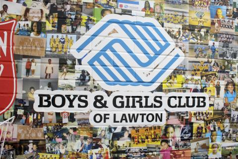 Boys & Girls Club of Lawton is an afterschool and summer program for youths age 6-18. Through this mural in their facility, former Boys & Girls Club members smile back at those who are currently part of the club. TORI WHITE | SOUTHWEST LEDGER