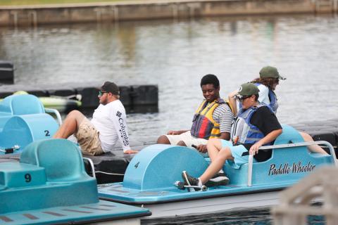 Numerous outdoor activities were enjoyed by Fort Sill soldiers and their families on July 8 during Military Appreciation Day at Lake Elmer Thomas Recreation Area. About 1,000 people attended the event. PROVIDED
