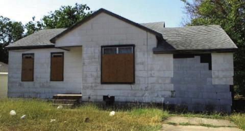 This abandoned, blighted house at 1214 NW Smith Ave.
