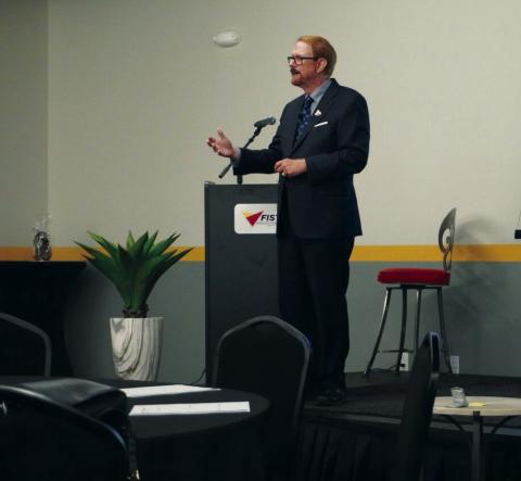 Futurist implores audience to consider trends, opportunities
