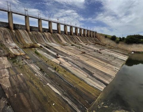 The Lawton Water Authority will spend $47 million to repair the damaged concrete spillway and apron at Lake Ellsworth. The 363-foot-long spillway was damaged when heavy rains in 2015 forced the city to open the floodgates to release runoff water that otherwise would have topped the dam.Sgt. Arnold. David B. Hale | Southwest Ledger