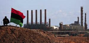 Libya’s oil production cuts sent crude prices higher Monday
