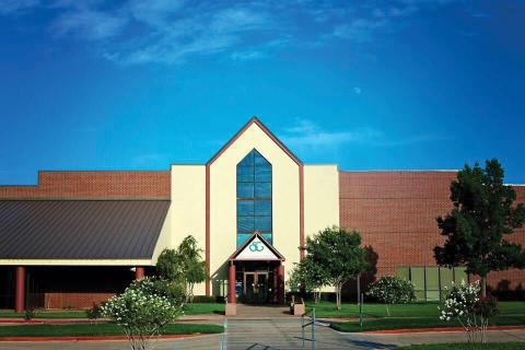 The exterior of the Simmons Center in Duncan is shown. The Duncan Economic Development Trust Authority, which is made up of the Duncan City Council members, approved on Tuesday a $132,000 payment for construction costs tied to the Simmons Center’s pool roof replacement project. Provided