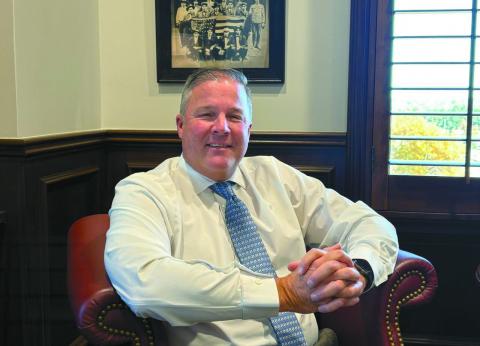 Senate President Pro Tem-elect Lonnie Paxton, R-Tuttle, pictured Dec. 11, 2024, in his Capitol office. Barbara Hoberock | Oklahoma Voice