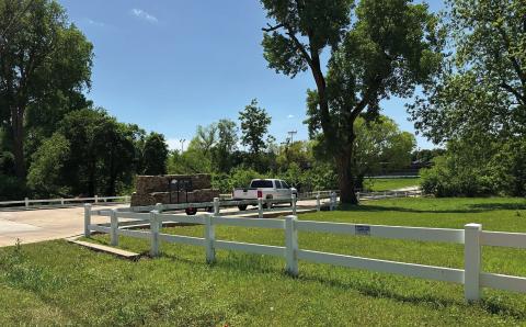 Curtis W. Awbrey | Southwest Ledger Patrons enter the Chickasha Golf and Country Club on Sunday, May 4, 2025. The 18-hole, 70.4-acre course is up for sale and Chickasha City Manager Jim Crosby believes “it would be a good purchase.”