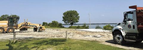 Construction to improve Collier’s Landing at Lake Ellsworth has been underway for the past month