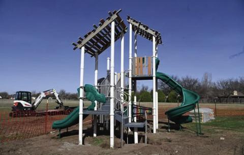 City of Lawton This is some of the new playground equipment the City of Lawton acquired for Willow Creek Park.