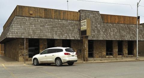 Farmers Bank of Carnegie as shown on March 2, 2023. Curtis W. Awbrey | Southwest Ledger