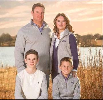 Photo courtesy of Amber McNeil The McNeil family: Justin, Amber, Gunner and Gage.