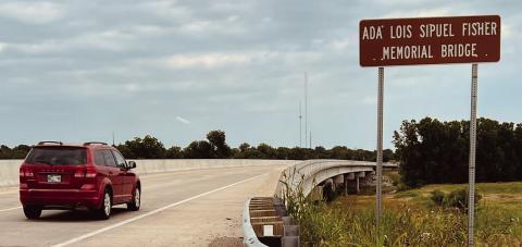 Bridge named for civil rights pioneer Ada Lois Sipuel Fisher