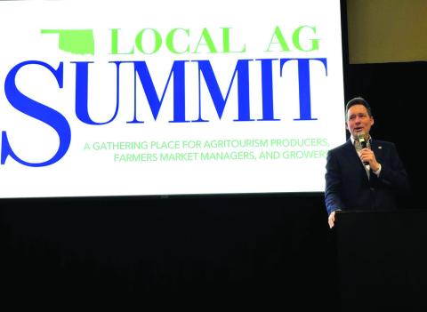 KC Sheperd | Oklahoma Farm Report Lt. Gov. Matt Pinnell discusses the economic impact of agritourism at Oklahoma Local Ag Summit (OKLAS) held at the Hilton Garden Inn Edmond Event Center. The conference, held Jan. 29-31, featured hands-on workshops, panel discussions and training sessions for agritourism producers, farmers market managers and growers.