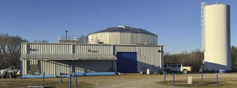 Sardis Lake Water Authority The Sardis Lake Water Authority, headquartered near Clayton, has received $19.3 million in loans and grants to replace this 25-year-old water treatment plant off state Highway 2. The round structure shaped like a silo is the water clarifier, and the standpipe to the right is for storage of raw water from Sardis Lake, SLWA Plant Manager Chris DeWeese said.
